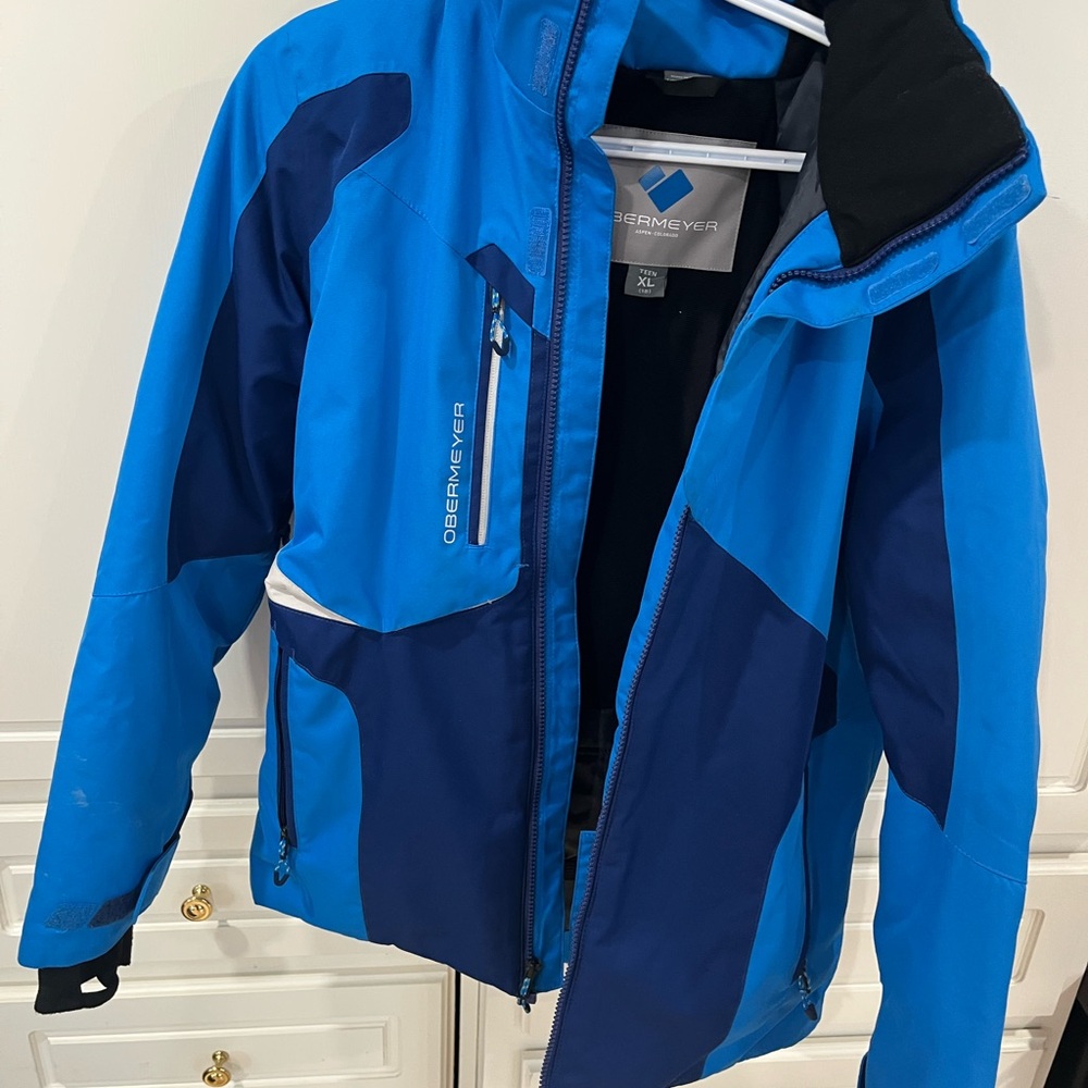 Obermeyer Vibrant Blue Jacket size Teen XL 18